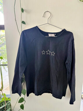 Vintage Rhinestone Top Size M